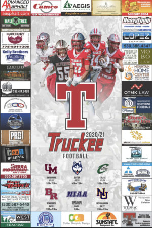 2020 FOOTBALL SCHEDULE | Truckee Pride